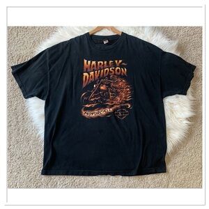 Harley-Davidson Skull Motorcycle T- Shirt Black Size 3X